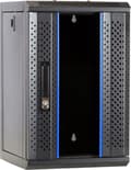 Miniatyrbillede 1 af 7: 10 tommer 9U serverskab med glaslåge 312x310x486mm (BxDxH)
