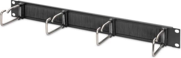 DIGITUS Kabelrangierpanel Stahlbügeln + børsteliste 19" 1U