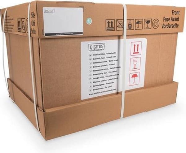 Digitus DN-19 16U-6/6-SW stativ 100 kg Vægstativ Sort