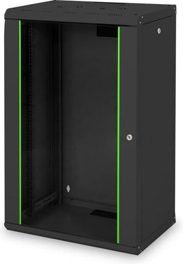 DIGITUS VÄGGMONTERINGSSKÅP 20U/998X600X450MM SVART