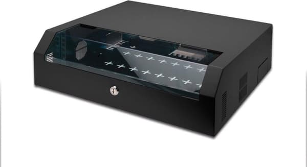 Digitus DN-19 04U-PB-B ställ 3U Väggställ Svart
