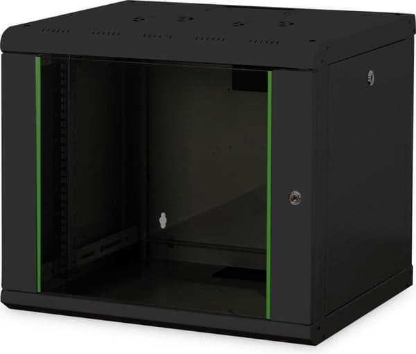 Digitus DN-19 09-U-SW stativ 9U Vægstativ Sort
