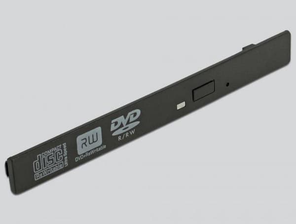 Delock-hus til 5,25'' Ultra Slim SATA-drev (9,5 mm) - USB3.0 (USB-A) / sort