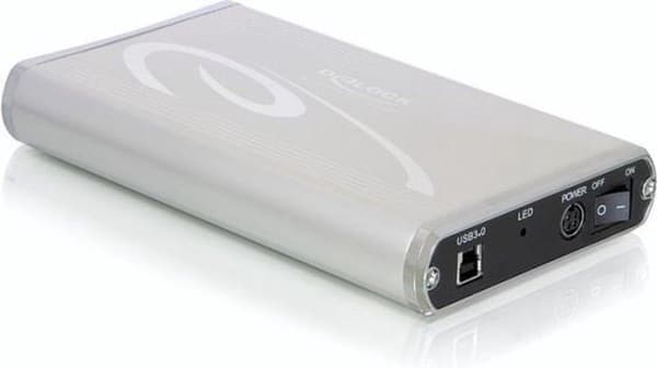 Delock - Eksternt kabinet 3.5 SATA HDD til USB3.0 Grå