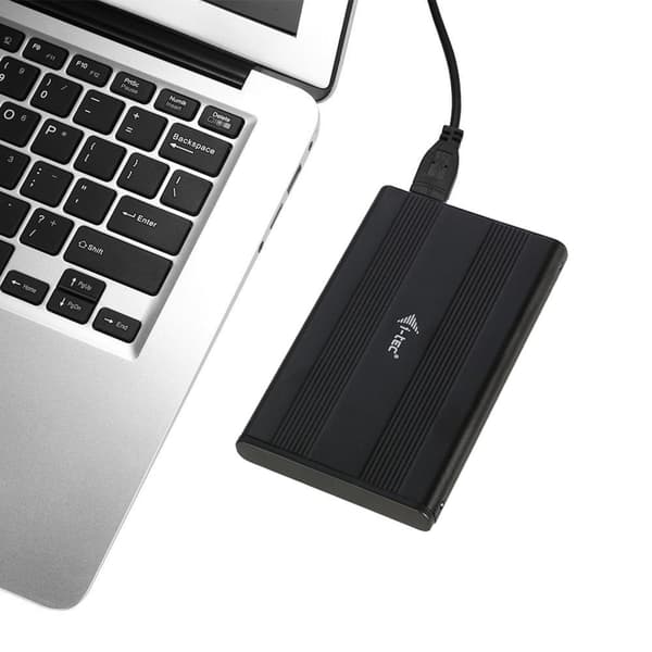 i-tec Advance MYSAFEU312 tallennusasemakotelo 2,5 tuuman HDD/SSD-kotelo Musta