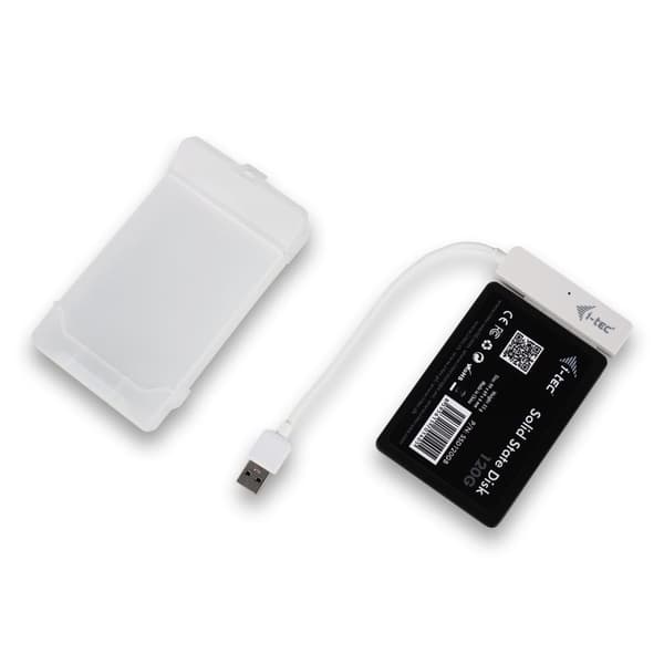i-tec MYSAFEU314 tallennusasemakotelo 2,5 tuuman HDD/SSD-kotelo Valkoinen