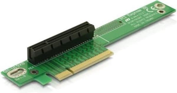 Delock - Riser Karte PCI Express x8 shoppade 90° vänster geri