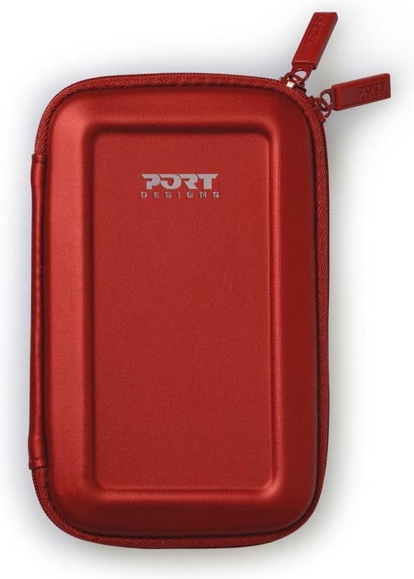 PORT DESIGN Colorado Shock HDD 2,5" Taske Sort Rød
