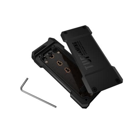 ASUS TUF Gaming A1 - Förvaringskåpa - M.2 - M.2 NVMe-kort - USB 3.2 (Gen 2) - svart (90DD02N0-M09000)