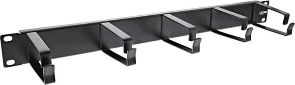 INLINE - Kaapelin reitityslevy kytkentäkaappiin - Musta, RAL 9005 - 1U - 48,3 cm (19")