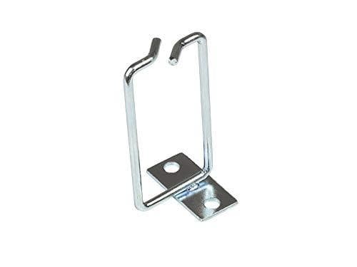 Kabelstyringsbeslag med offset monteringsplade, galvaniseret stål, 40 x 80 mm, Good Connections® (GC-N0105)