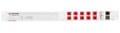 Miniatyrbillede 1 af 3: Rackmount.IT RM-FR-T15 - Netværksopsætning - rackmonterbar - RAL 9003 - 1U - 48,3 cm (19") - til Fortinet FortiGate 80F, 81F (RM-FR-T15)