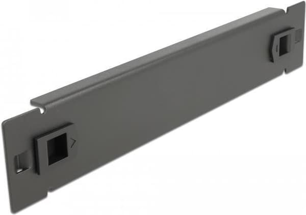 DeLOCK Network Cabinet Blind Cover - Rack Blind Dækplade - Sort - 1U - 25,4 cm (10") (66576)