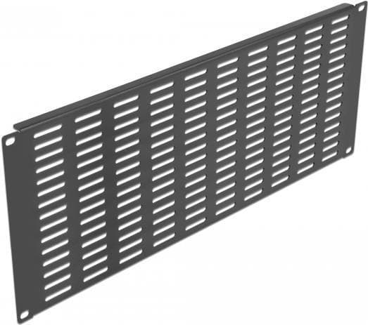 Delock - Rackpanel (lodret) - med ventilationsåbninger - sort - 4U - 48,3 cm (19")