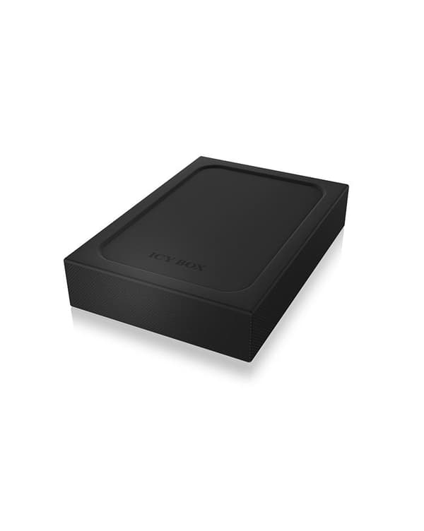 RaidSonic ICY BOX IB-256WP - säilytyskotelo datanäytöllä, kaapelikatkaisija - 2,5" (6,4 cm) - SATA 6Gb/s - USB 3.0 - musta
