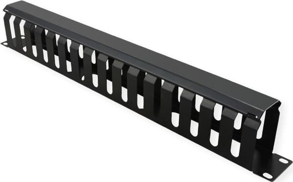 19" kabelføring 1U 40x60mm sort (26.99.0305)