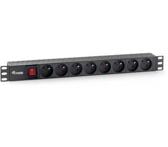 Udstyr 333285 Power Distribution Unit (PDU) 8 AC-udtag 1U Sort (333285) Sort