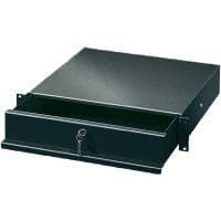 Rittal DK - Rack Storage Drawer - RAL 9005 - 2U - 48.3 cm (19") (5502.305)