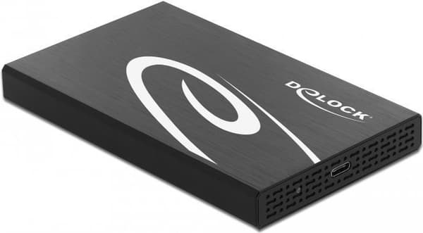 DeLOCK 42611 Storage Drive Enclosure HDD / SSD Enclosure Black - White 2.5" (42611) Svart, Vit
