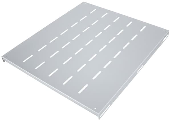 Intellinet fast hylde - Rackhylde (ventileret) - Grå, RAL 7035 - 1U - 48,3 cm (19") (712231)