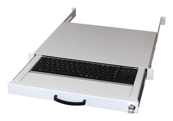 Varustettu 48,30 cm (19") laatikko - Näppäimistö - telineeseen kiinnitettävä - PS/2, USB - US - RAL 7035 (260612)