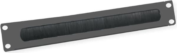 19" kabelforskruning 2U børste sort (26.99.0316)