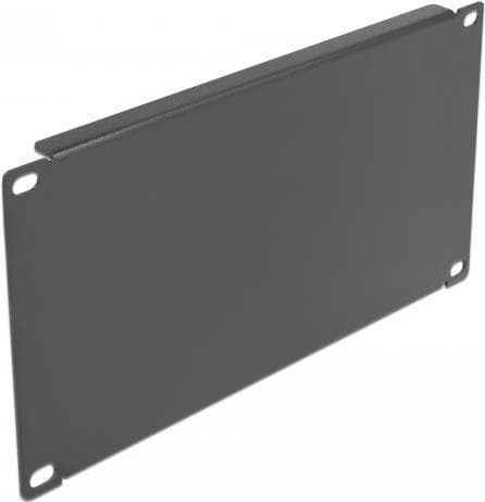 Delock - Rack blank dækplade - sort - 3U - 25,4 cm (10") (66662)