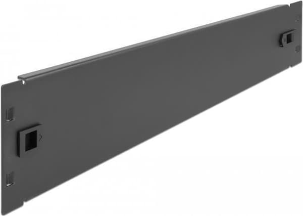 DeLOCK Network Cabinet Blind Cover - Rack Blind Dækplade - Sort - 2U - 48,3 cm (19") (66579)