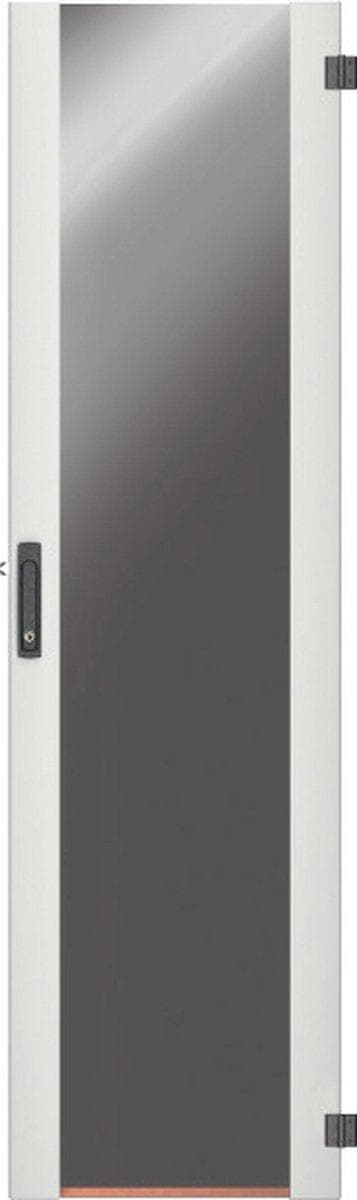 EFB elektronisk låge til PRO 42HE, B=800, glas, 1-delt, SH, RAL7035, Ét-stykke glaslåge til 42HE skabe PRO med en bredde på 800 mmMed udsigtsvindue la