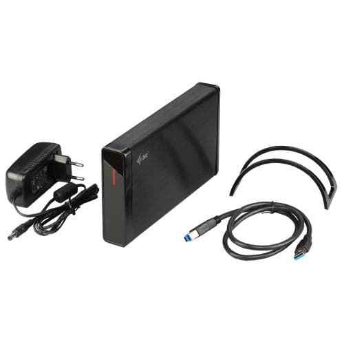 I-TEC USB 3.0 Mysafe ulkoinen 8,9 cm:n 3,5Z kiintolevykotelo SATA I/II/III HDD SSD -kotelolle optimaalista jäähdytystä varten (MYSAFE35U401)