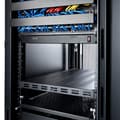 Miniatyrbillede 3 af 9: StarTech.com 1U Justerbar Heavy Duty-hylde til serverrack - Skab op til 80 kg - Rack - Hylde - Sort - 1U - 48,3 cm (19") (ADJSHELFHD)