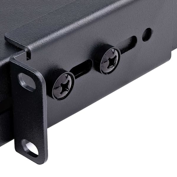 StarTech.com 1U Justerbar Heavy Duty-hylde til serverrack - Skab op til 80 kg - Rack - Hylde - Sort - 1U - 48,3 cm (19") (ADJSHELFHD)