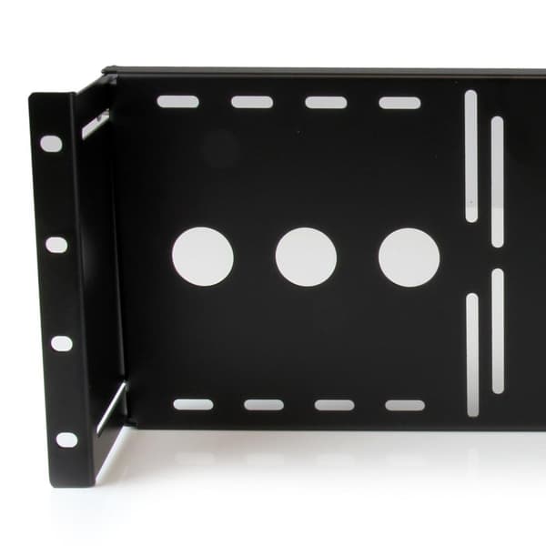 StarTech.com Universal LCD-skærm Vesa-montering til 48,30 cm (19") serverskab / rack - Beslag til LCD-skærm - Stærkt, koldpresset stål - Sort - Skærms