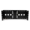Miniatyrbillede 1 af 7: StarTech.com Universal LCD-skærm Vesa-montering til 48,30 cm (19") serverskab / rack - Beslag til LCD-skærm - Stærkt, koldpresset stål - Sort - Skærms