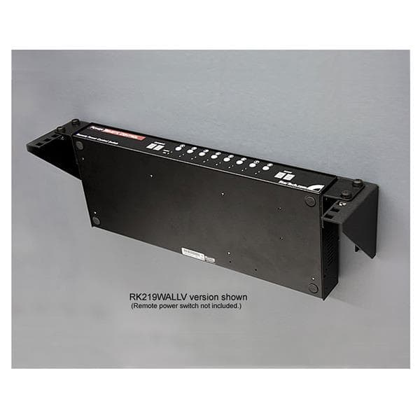 StarTech.com 19" 1U lodret vægmonteret stålstativ - Vægmontering - Sort - 1U - 19" - til P/N: SV831DUSBUK (RK119WALLV)