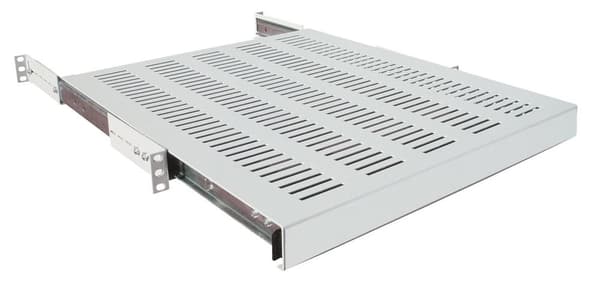 Intellinet - Rack - Hylde (skydeskuffer) - Grå, RAL 7035 - 1U - 48,3 cm (19") (712330)