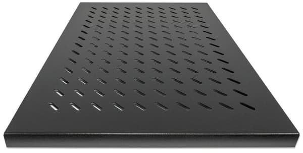 Intellinet fast hylde - stativ - hylde - sort, RAL 9005 - 1U - 48,3 cm (19") (712583)