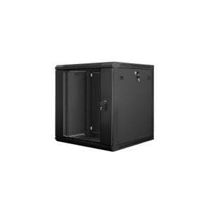 Lanberg WF01-6612-10B Rack 12U vægmonteret hylde Sort (WF01-6612-10B)