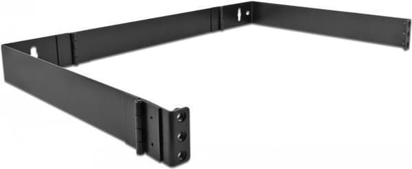 DeLOCK - skab - velegnet til vægmontering - sort - 1U - 48,3 cm (19")