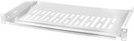 LogiLink - Rack - Hylde - lysegrå, RAL 7035 - 1U - 48,3 cm (19")