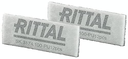 Rittal 4028177709218 Udskiftningsfiltermåtte SK 3174.100(VE12) til SK 3138/39/40 filter (hus/kontrolskab klimaanlæg)