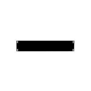 apraNET - Rack blanking panel - RAL 9005, Dark Black - 1U - 48,3 cm (19")