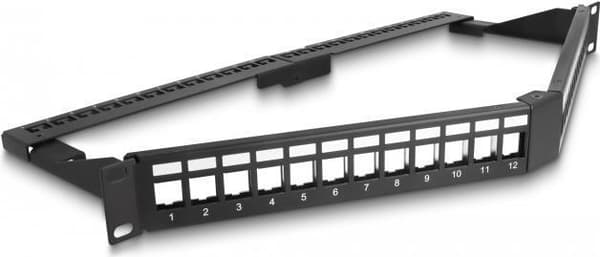 DeLOCK 66976 - Rackmontering - 1U - sort - metal - 240 mm - 483 mm (66976)