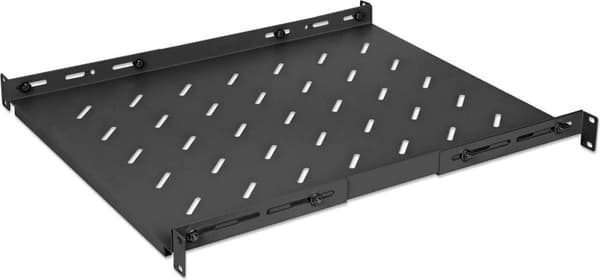 INTELLINET 48,30 cm (19") variabla skenor 550 mm djupsvarta (714112)