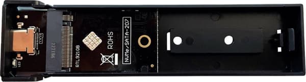 LC Power LC-M2-C-MULTI-3 - Lagerskab - M.2 - M.2-kort (PCIe NVMe & SATA) - USB 3.2 (Gen 2x1) - Antracit (LC-M2-C-MULTI-3)