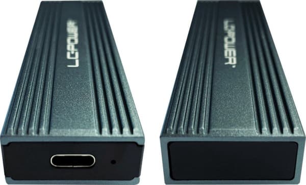LC Power LC-M2-C-MULTI-3 - Lagerskab - M.2 - M.2-kort (PCIe NVMe & SATA) - USB 3.2 (Gen 2x1) - Antracit (LC-M2-C-MULTI-3) Anthracit