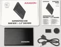 Pikkukuva 6 / 9: Axagon EE25-A6M tallennusasemakotelo HDD/SSD-kotelo, musta 2,5" (EE25-A6M)