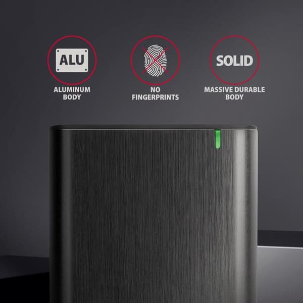 Axagon EE25-A6M tallennusasemakotelo HDD/SSD-kotelo, musta 2,5" (EE25-A6M)
