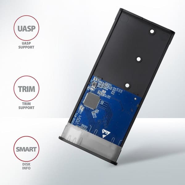 Axagon EEM2-SG2 lagerdrevkabinet SSD kabinet grå M.2 (EEM2-SG2)