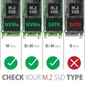 Miniatyrbillede 2 af 8: Axagon EEM2-SG2 lagerdrevkabinet SSD kabinet grå M.2 (EEM2-SG2)